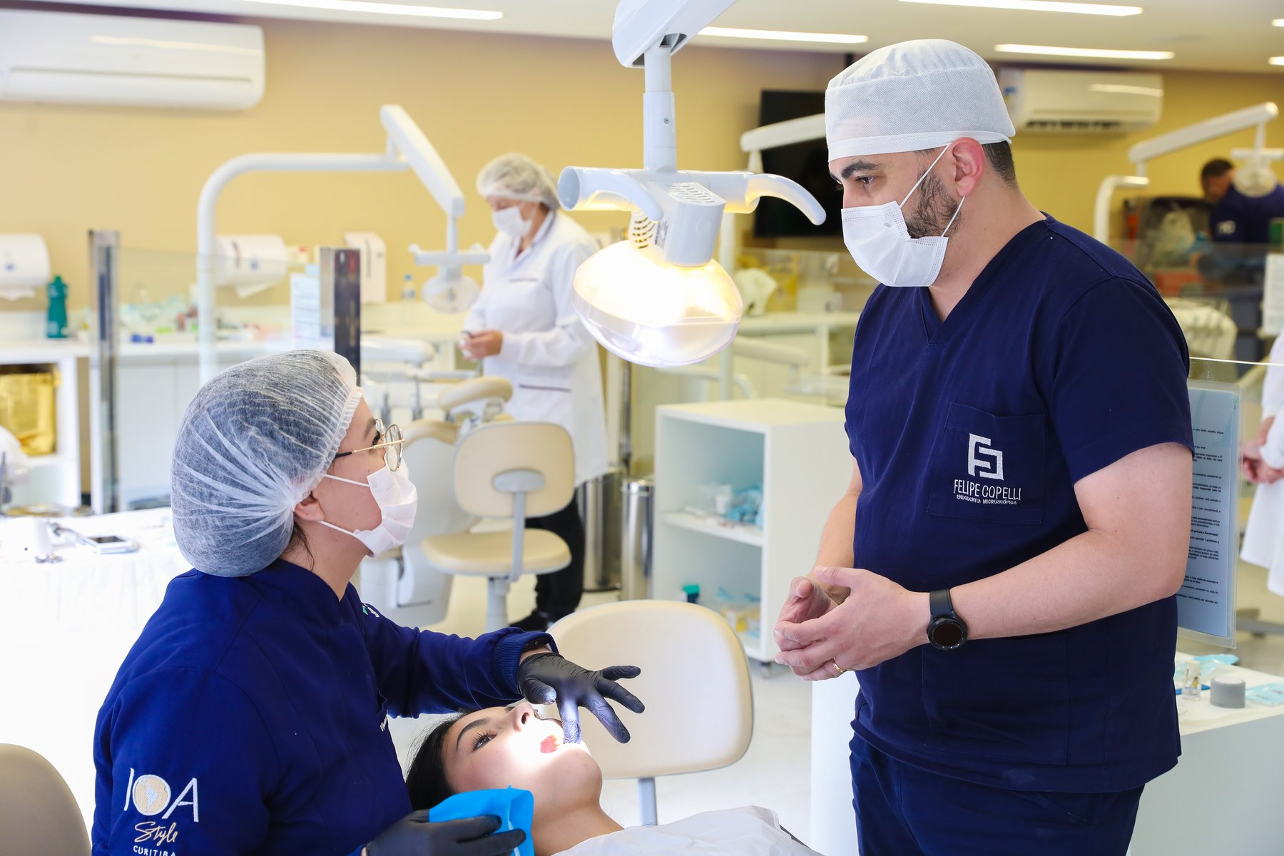 Prática clínica com docente
